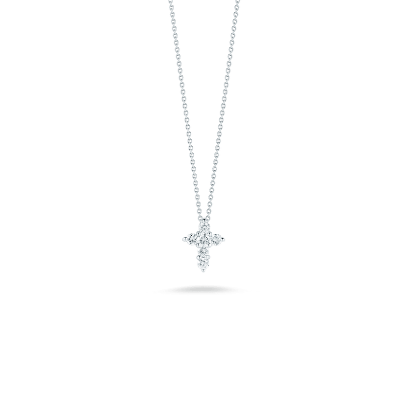 Cross Pendant with Diamonds