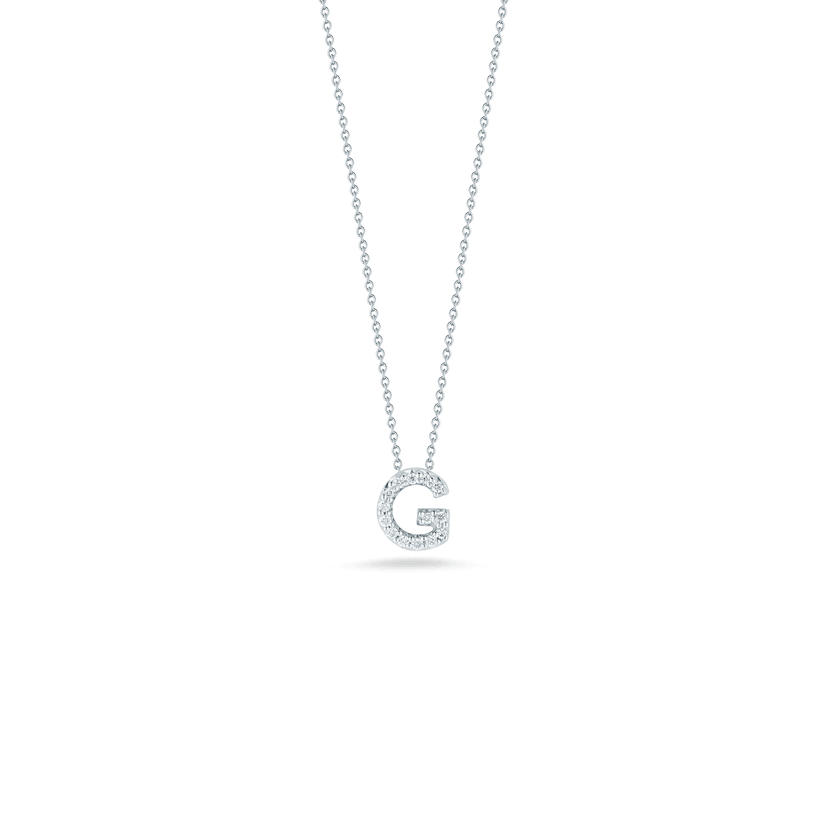 Love Letter G Pendant with Diamonds