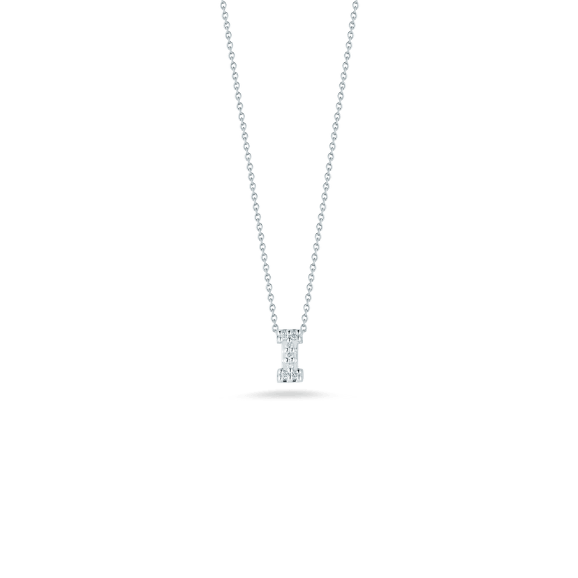 Love Letter 'I' Pendant with Diamonds