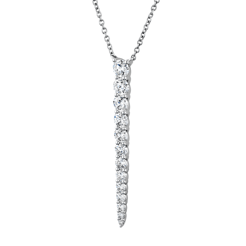 18K White Gold Identity Necklace