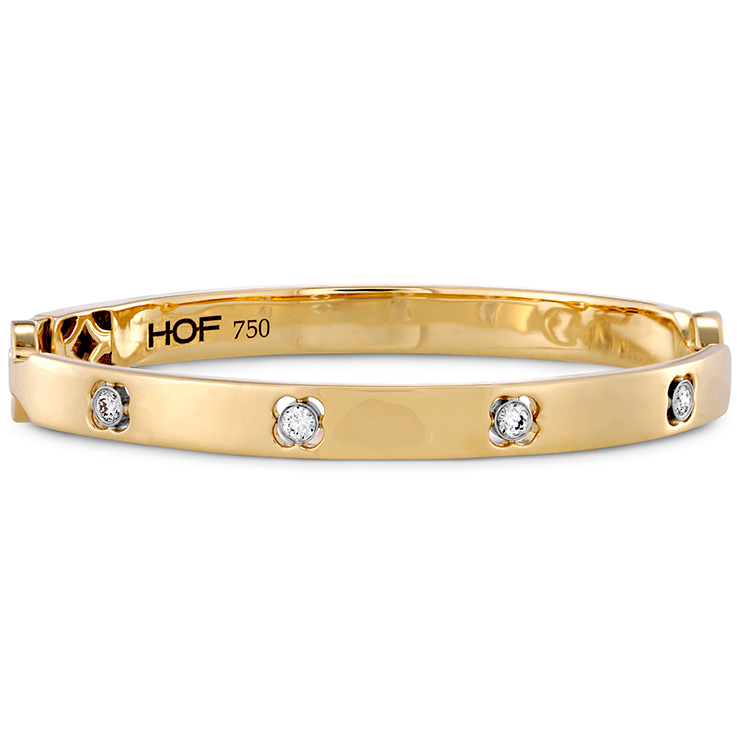 Platinum Copley Diamond Bangle Bracelet