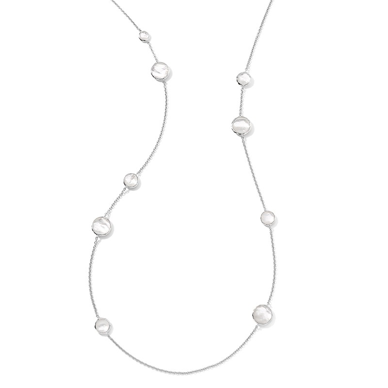 Wonderland Mixed Multi Stone Station Necklace