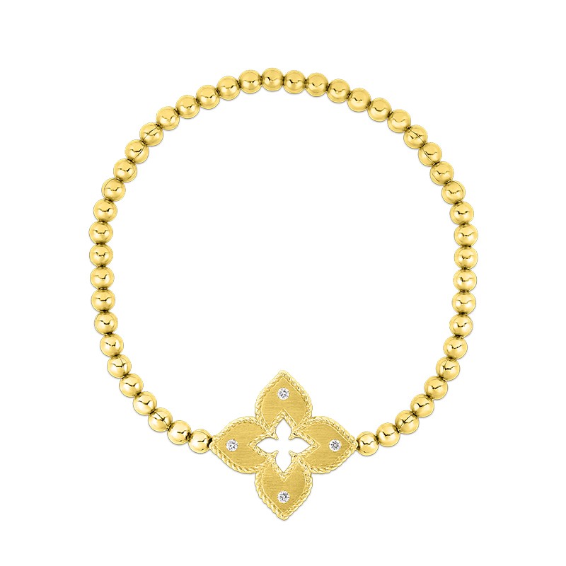18K Petite Venetian Princess Stretch Bracelet