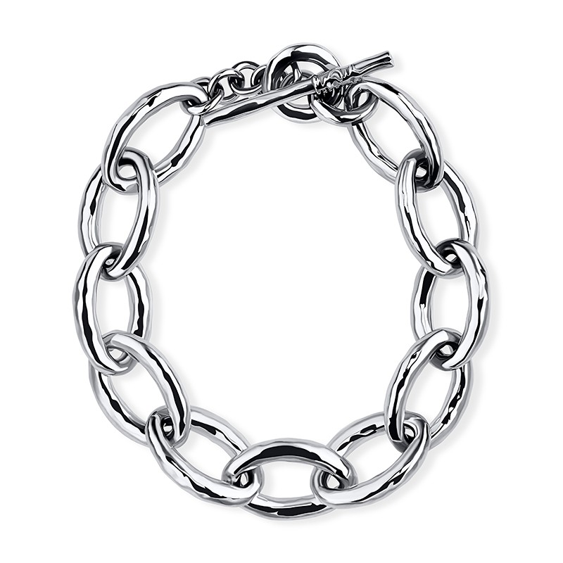 Classico Mini Hammered Bastille Link Bracelet