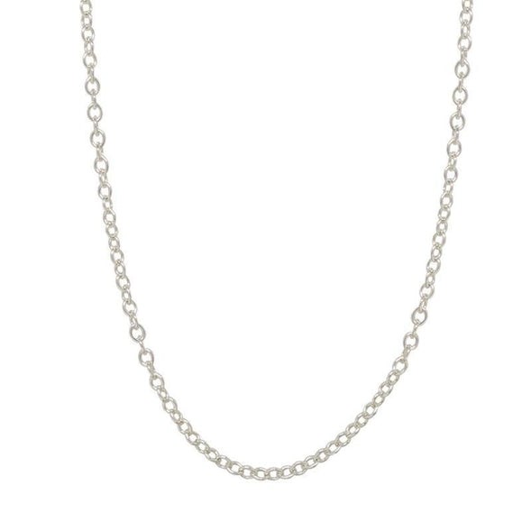 Silver Cable Chain Necklace
