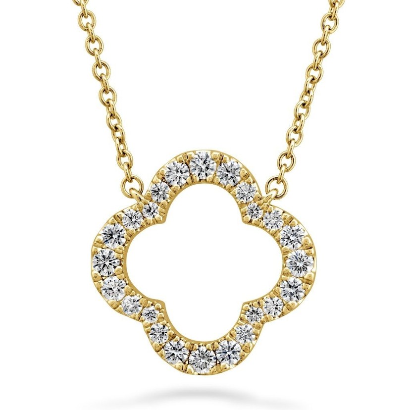 18K Yellow Gold Signature Petal Pendant