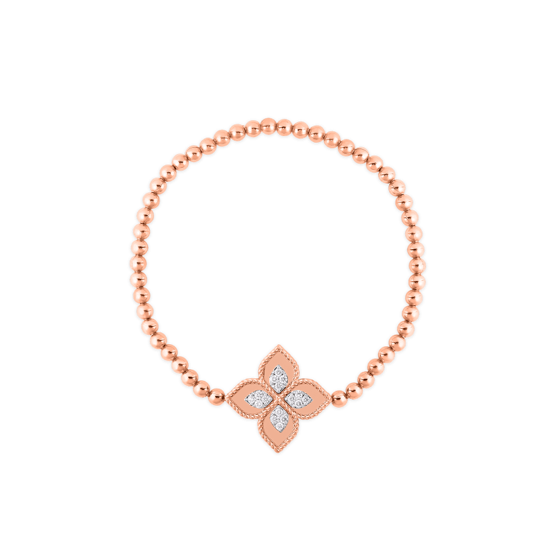 Princess Flower Diamond Bracelet