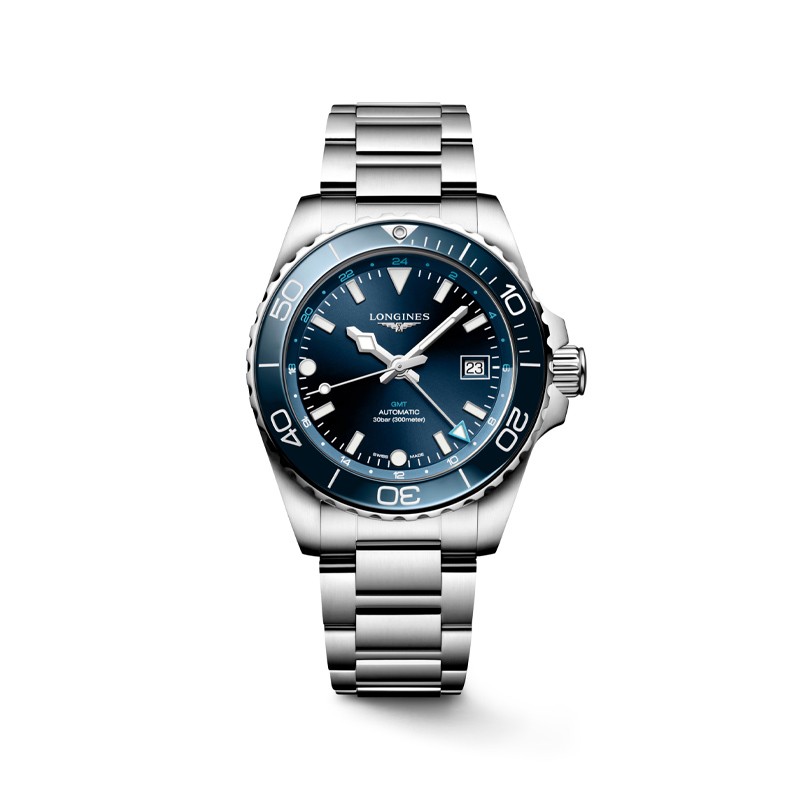 Stainless Steel Hydroconquest GMT