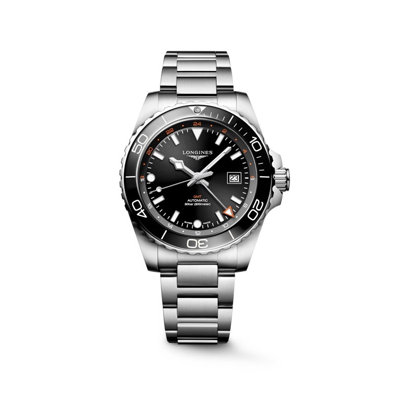 Stainless Steel Hydroconquest GMT