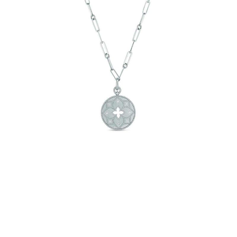 18k White Gold Venetian Princess Necklace