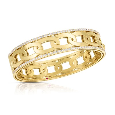 18k Yellow Gold Navarra Diamond Bracelet