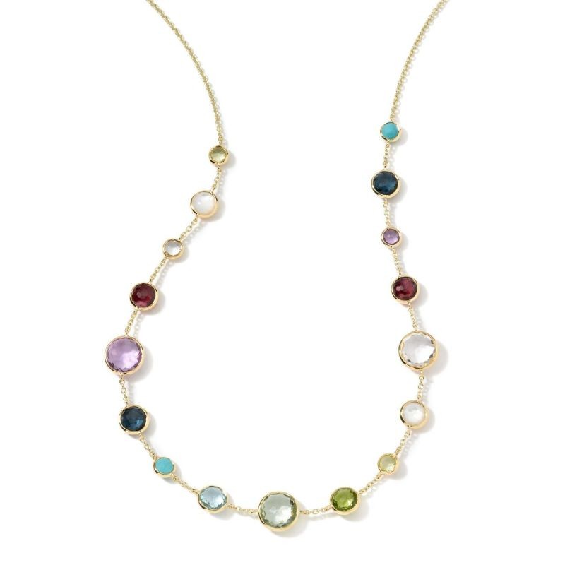 18k Yellow Gold Lollipop Small to Large Necklace