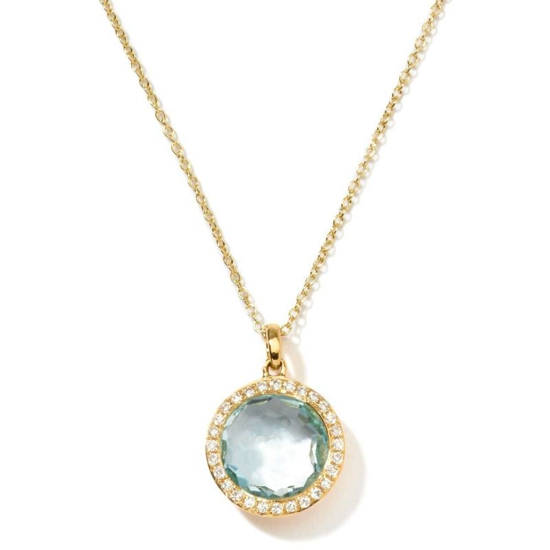 Blue Mini Lollipop Necklace